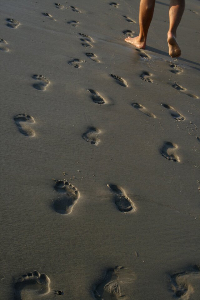 Sand vacations foot photo