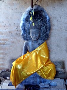Cambodia blue yellow photo