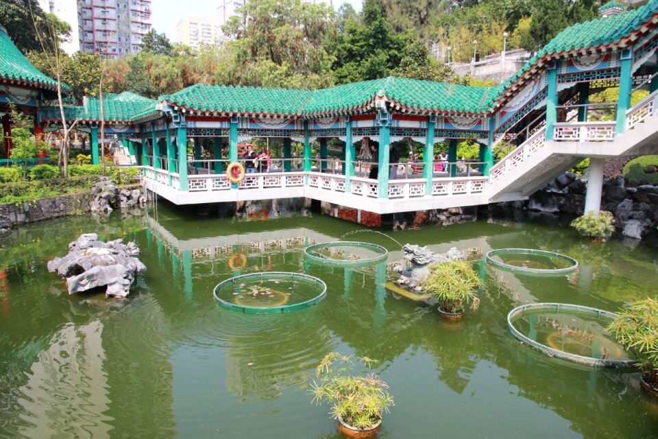 Measure pond bridge