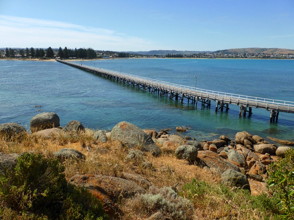 Distance shoreline seaside photo