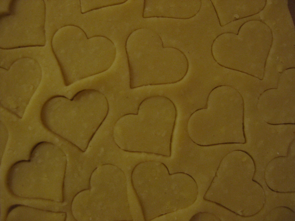 Heart dough cookie cutter