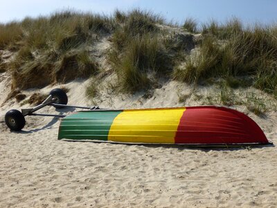 Maritime rowing boat summer