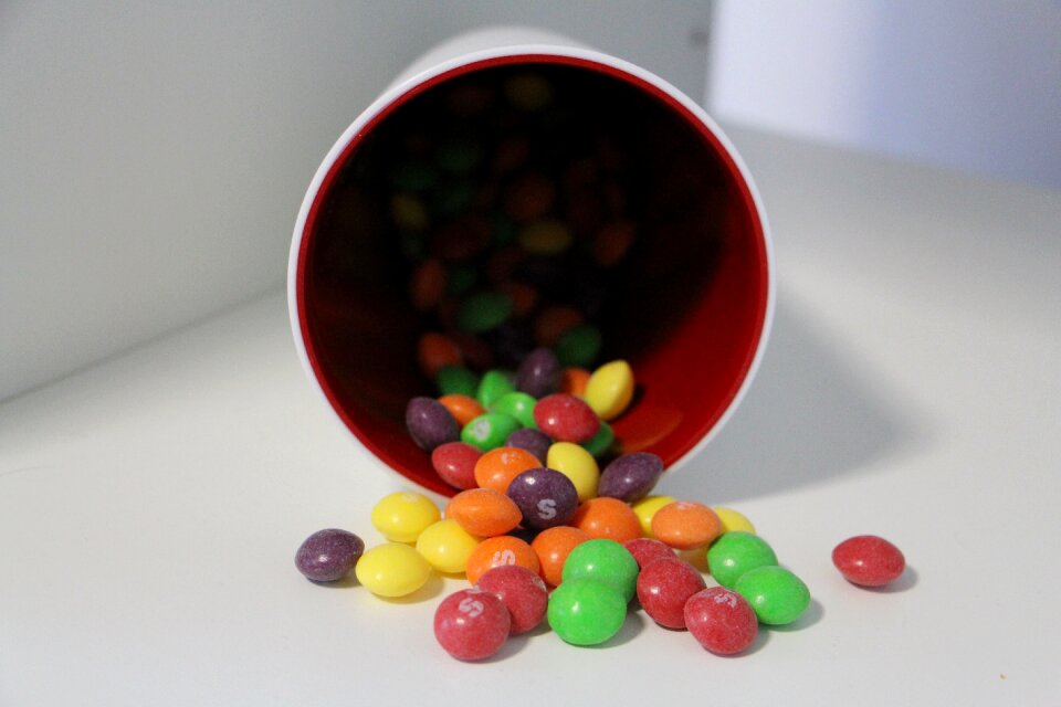 Smarties colorful sweetness