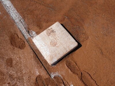 Baseball base infield