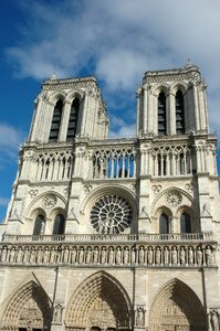 The façade of the tourism paris