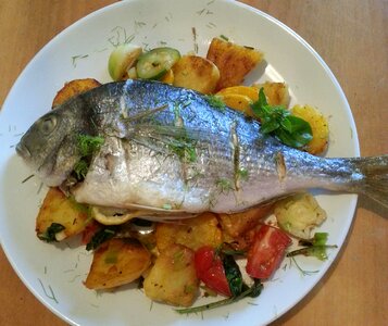 Eat cook food