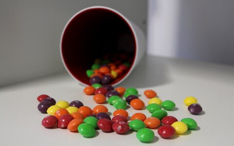 Smarties colorful sweetness