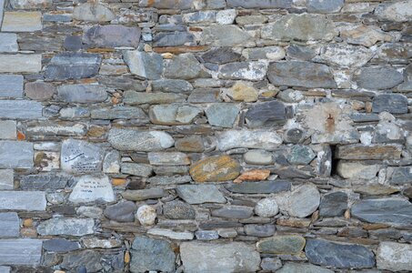 Patch castle wall masonry photo