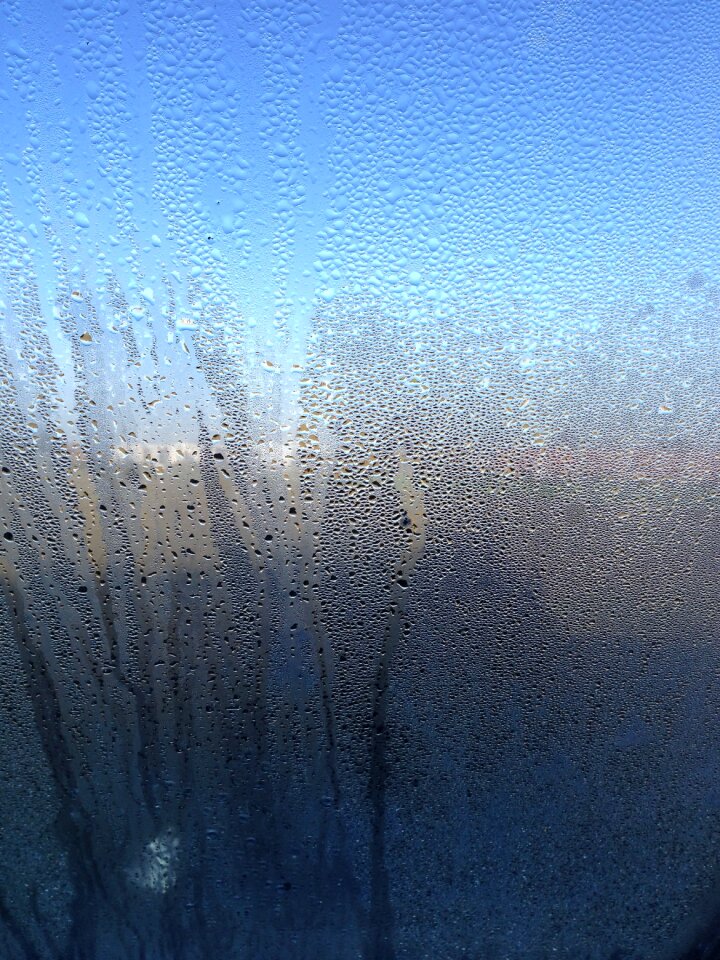 Window drops blue