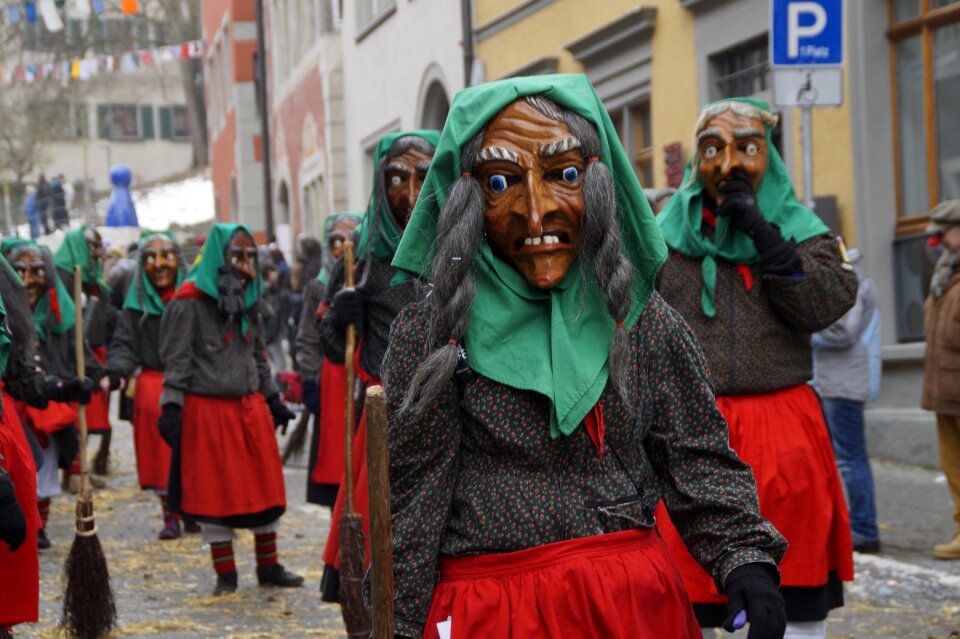 Swabian alemannic fasnet move