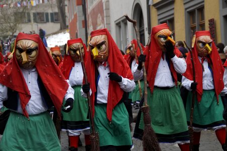 Fools jump swabian alemannic fasnet photo