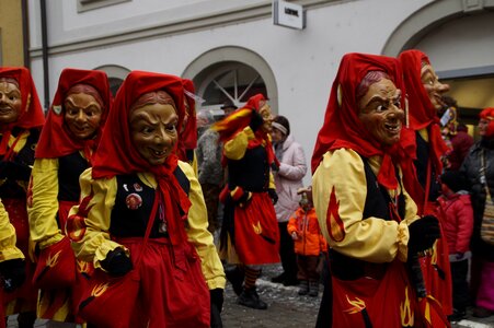 Fools jump swabian alemannic fasnet photo