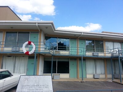 Martin luther king assassination site historic landmark