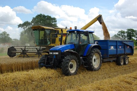 Field machinery harvesting