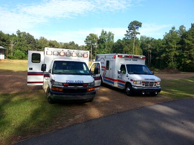 Emergency vehicle medical photo