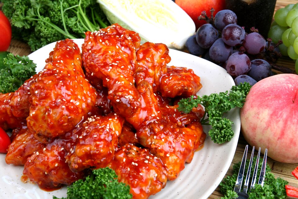 Chicken spicy chicken Free photos