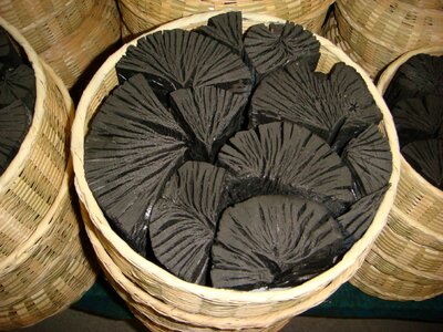Charcoal charcoal basket Free photos
