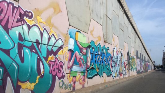 Mural painting colors wall