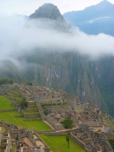 Ruined city peru inca photo