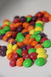 Candy colorful chocolate lentils