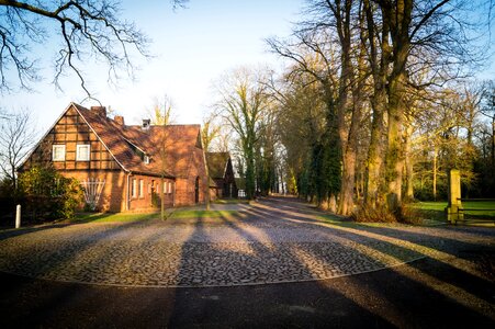 Old farmhouse agriculture building