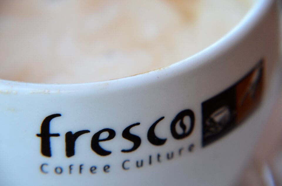 Gray coffee gray cup