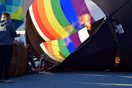 Ballooning fire flame