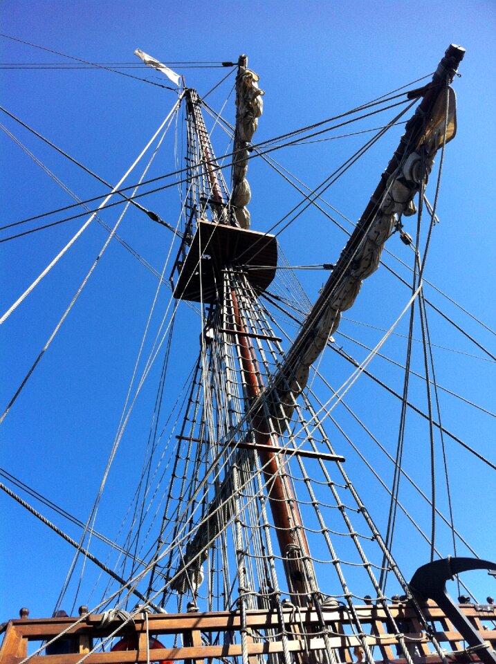 Rope wooden nautical