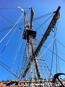 Rope wooden nautical photo