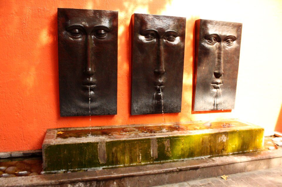 Mexico source sculpture