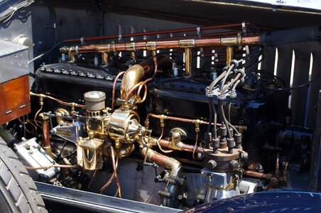 Engine old cars automobile