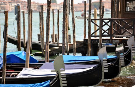 Venice gondolas laguna photo