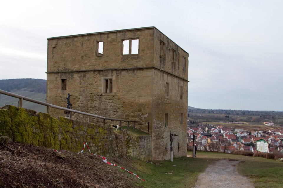 Lapsed castle masonry