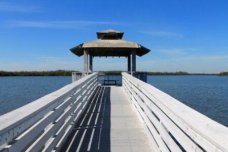 Calm lake perspective