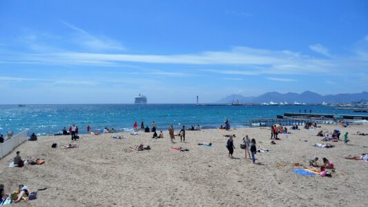 Sea coast landscape photo