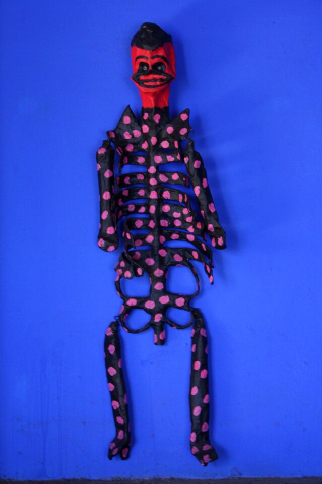 Skeleton paper mache judas