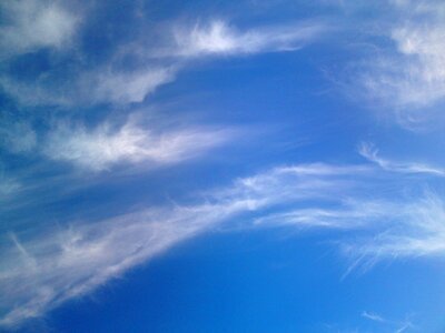 Nature blue cloud photo