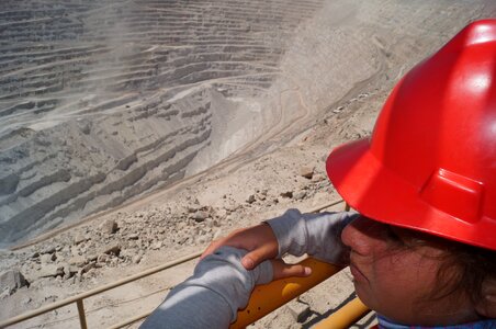 Mining girl helmet