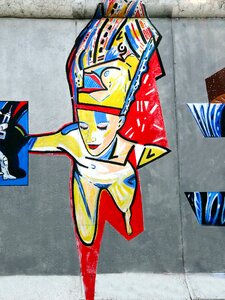 Wall woman artistic