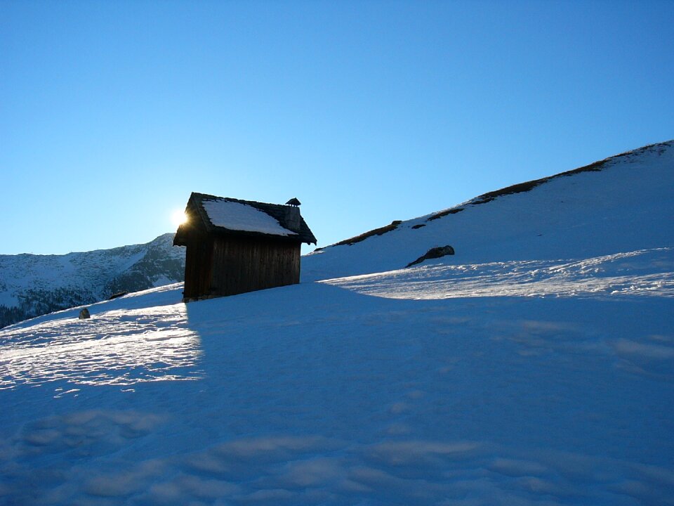 Cold winter landscape white