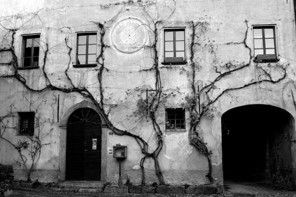 Black and white switzerland ticino
