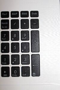 Datailaufnahme computer keyboard notebook