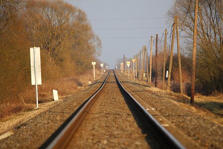 Railroad tracks rails gleise