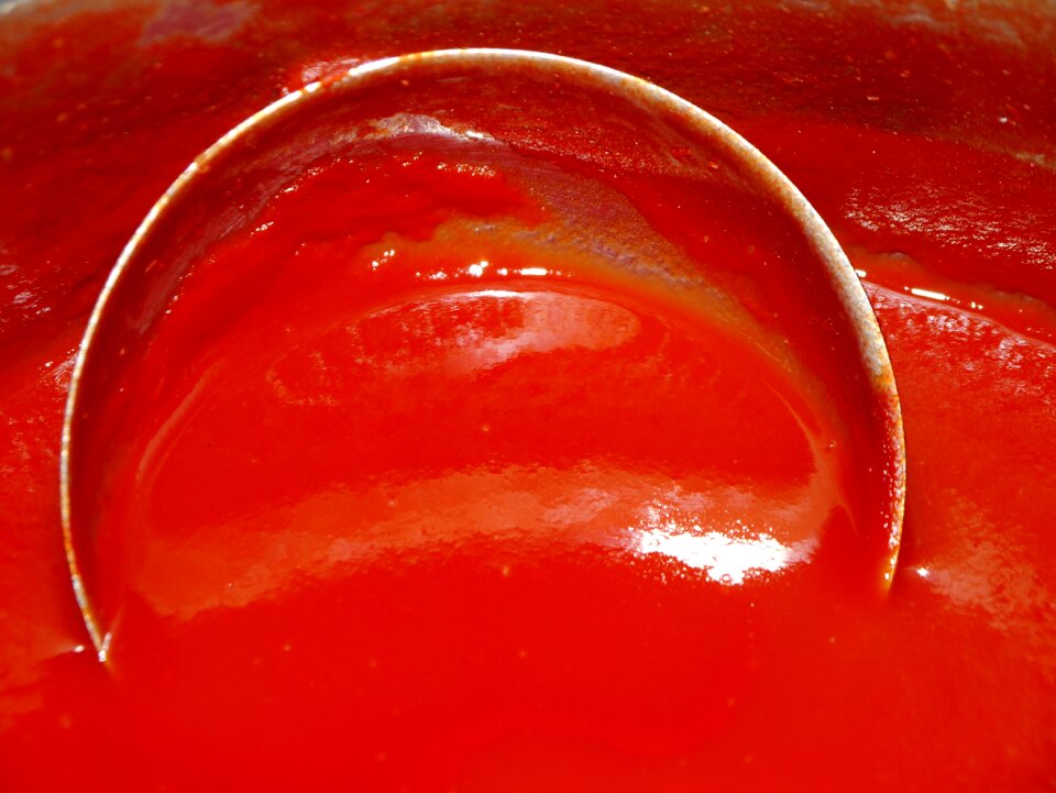 Tomato sauce trowel meal