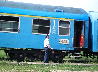 Station train wagon photo