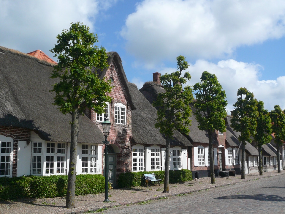 Thatched roof north sea moegeltondern