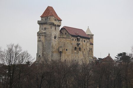 Middle ages knight's castle mödling