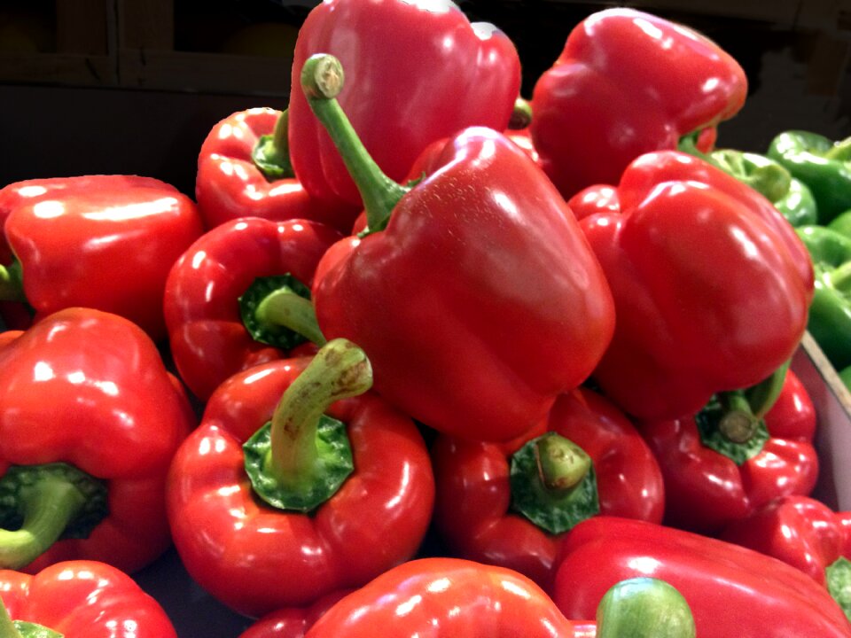 Red vegetables red pepper