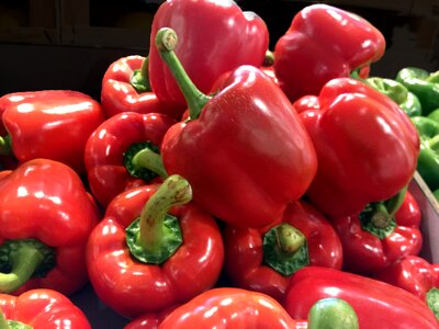 Red vegetables red pepper