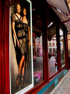 Prague street advertising